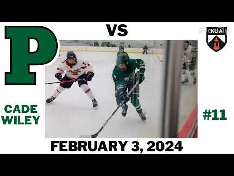 Video of Cade Wiley #11 Highlights- Proctor Academy vs. Kimball Union Academy (February 3, 2024)