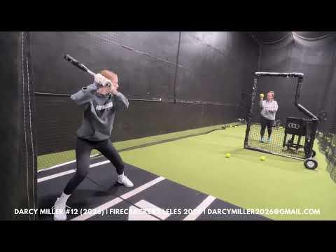Video of Hitting Practice - Darcy Miller 2026