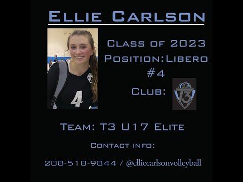 Video of Ellie Carlson 2023 Libero Las Vegas Classic Tournament  2022 
