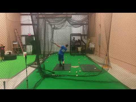 Video of Nick in batting cage