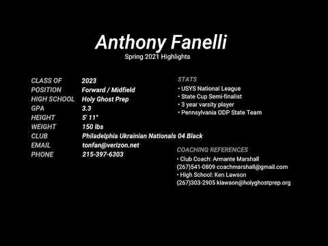 Video of Anthony Fanelli Highlight 