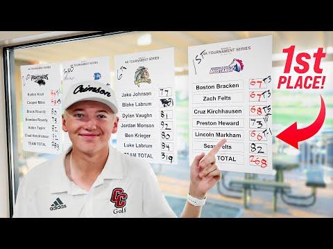 Video of High School Golf Tournament T-1