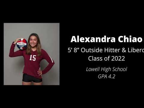 Video of Alexandra Chiao High School Season 2021 (OH/Libero)