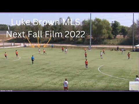 Video of Luke Brown MLS Next  3 Game Fall Film 