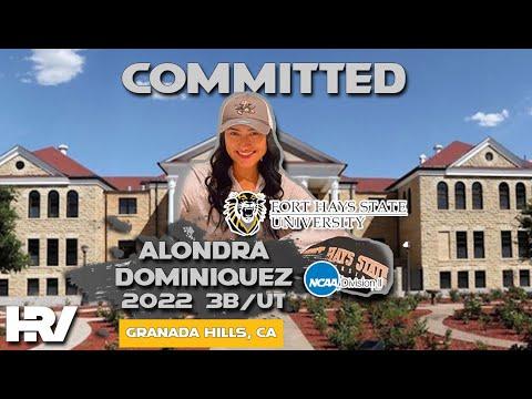 Video of 2022 Alondra Dominguez Third base and utility softball skills video