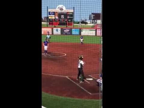 Video of Maddie Trost Pitching at Chicago Bandits Stadium July 7, 2015
