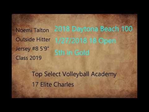 Video of Noemi Talton Outside Hitter Jersey#8 Class of 2019 Daytona 100 2018 Highlights