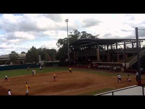 Video of Dec 7 - 9 2012 FSU Camp - Maddie is pitching - they start inning with runners on 2nd & 3rd.  Maddie was on the Gold Prospects team that ended up winning the tournament play at the camp!!