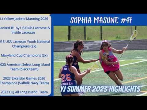 Video of Sophia Masone 2023 YJ Summer Highlights