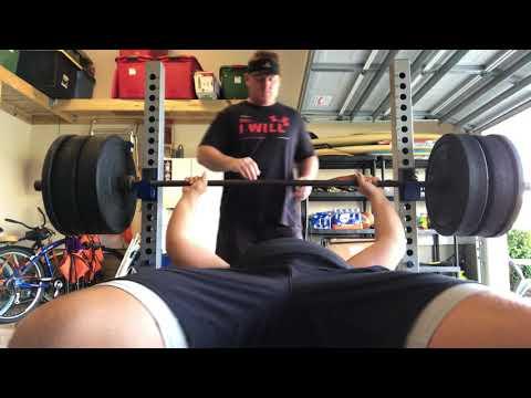 Video of Caleb Godfree 360 lb. Bench Press  Summer 2020 