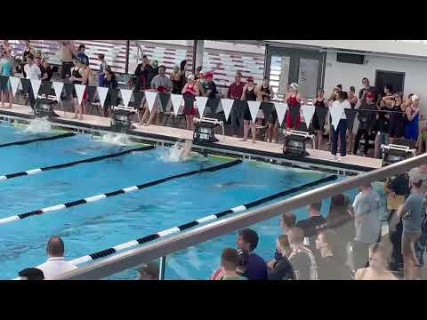 Video of 2023 Illinois SC State Championship 100 Back 58.49