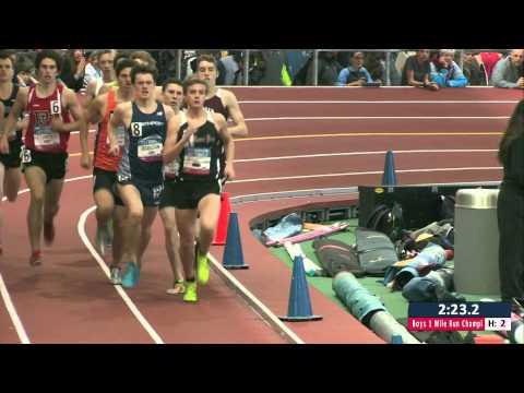 Video of New Balance Indoor Nationals 2014  Mile Section 2