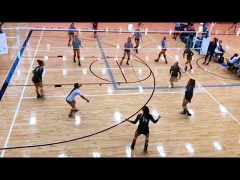 Video of Alyssa Rodriguez -Libero 4 white jersey 