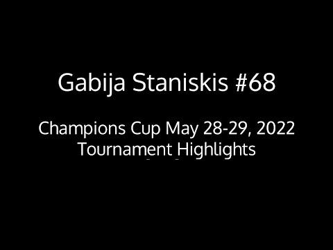 Video of Gabija Staniskis Champions Cup May 28-29, 2022 Highlights