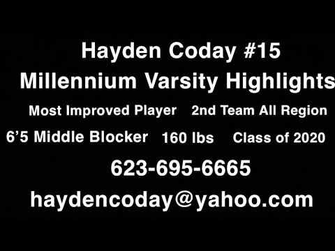 Video of Hayden Coday - Millennium High School Junior Highlights 