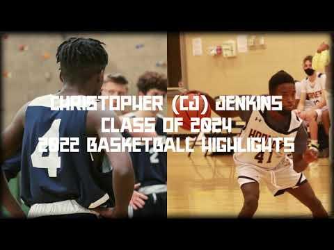 Video of 2022 Basketball Highlights | Christopher Jenkins (2024 Guard)