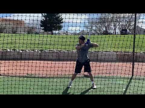 Video of Zach Cook(2021) Hitting-April 2020