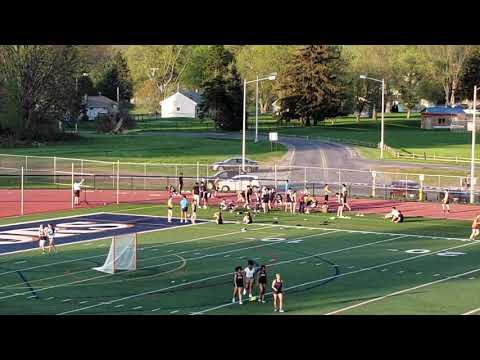 Video of 200 meter dash tie for 1st