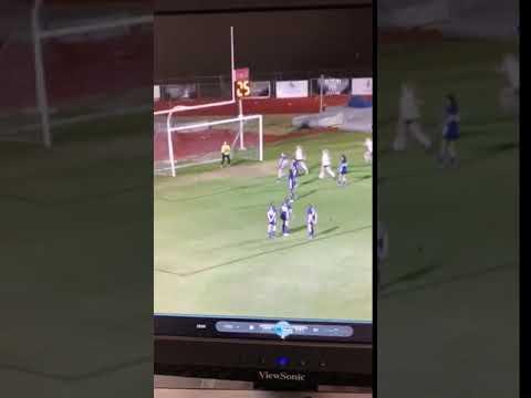 Video of 30 yard free kick bi district game