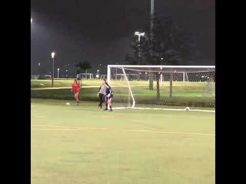 Video of ECNL Team Practice Shots and GK Training 