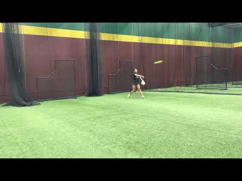 Video of Ilyssa calderon middle infielder daily workout with individual  Coach Gabby Palacios 