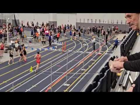 Video of 3200 m PR (10:30.13) 12/13/23 Indoor track 2023-24 OCC College SRC Arena Syracuse, NY