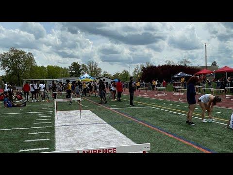 Video of Mercer County Meet, Leah Daniels 200M relay