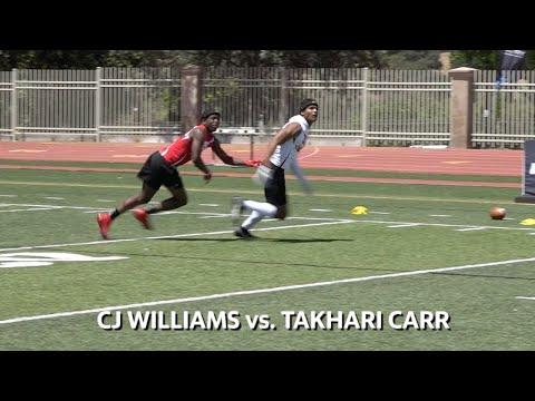 Video of Rivals Camp Los Angeles | WR vs. DB 1on1s