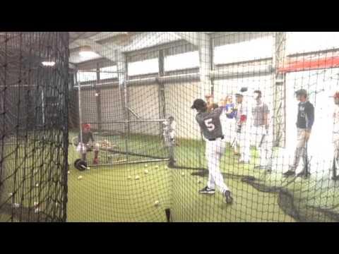 Video of Cameron Melcher Hitting at Univ. Houston Camp