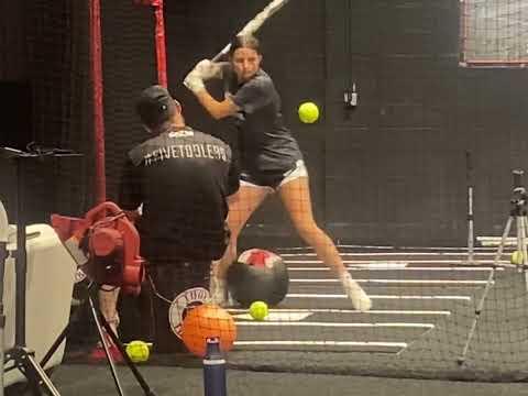 Video of Autumn Weil 2024 Practice Hitting Video 2