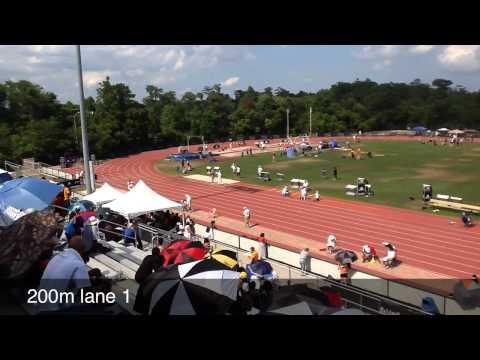 Video of Golden South Classic 2013 200m Semifinals
