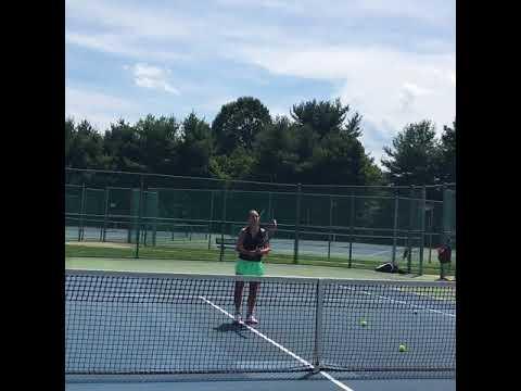 Video of August 2017 Catherine Coffenberg Tennis Recruiting Video
