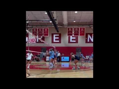 Video of Zara Russell Volleyball Highlights 8/30/2023 (Daniel - 3, Greenville HS -0)