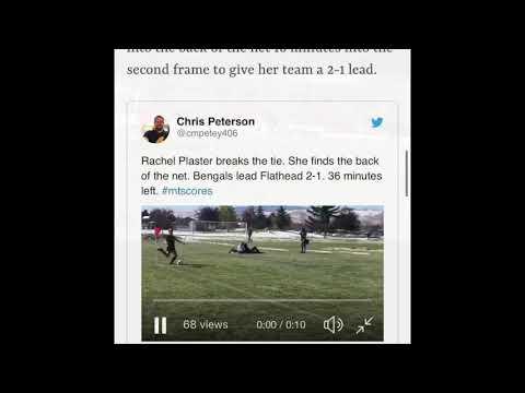 Video of 2019 Goals vs Flathead
