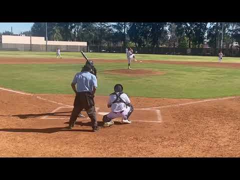 Video of Gabriel pitching on 2/19/2022 vs. Northview High