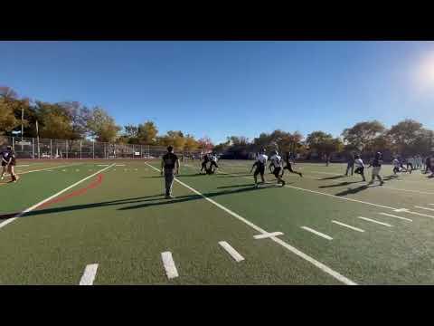 Video of 10 yard throw in scrimmage 