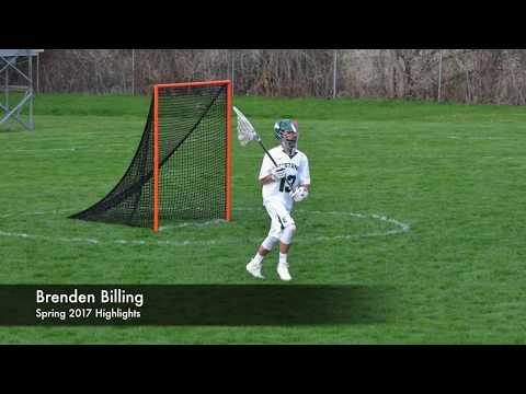 Video of Brenden Billing Lacrosse Highlight Tape UPDATE 6/12/17
