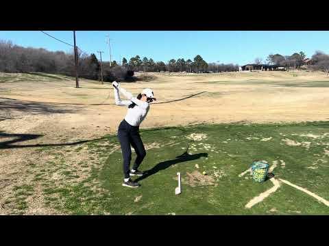 Video of Golf Coaching session, Driver, Feb. 18, 2024