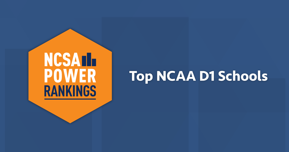 Best NCAA Division 1 Colleges NCSA Power Rankings 2022