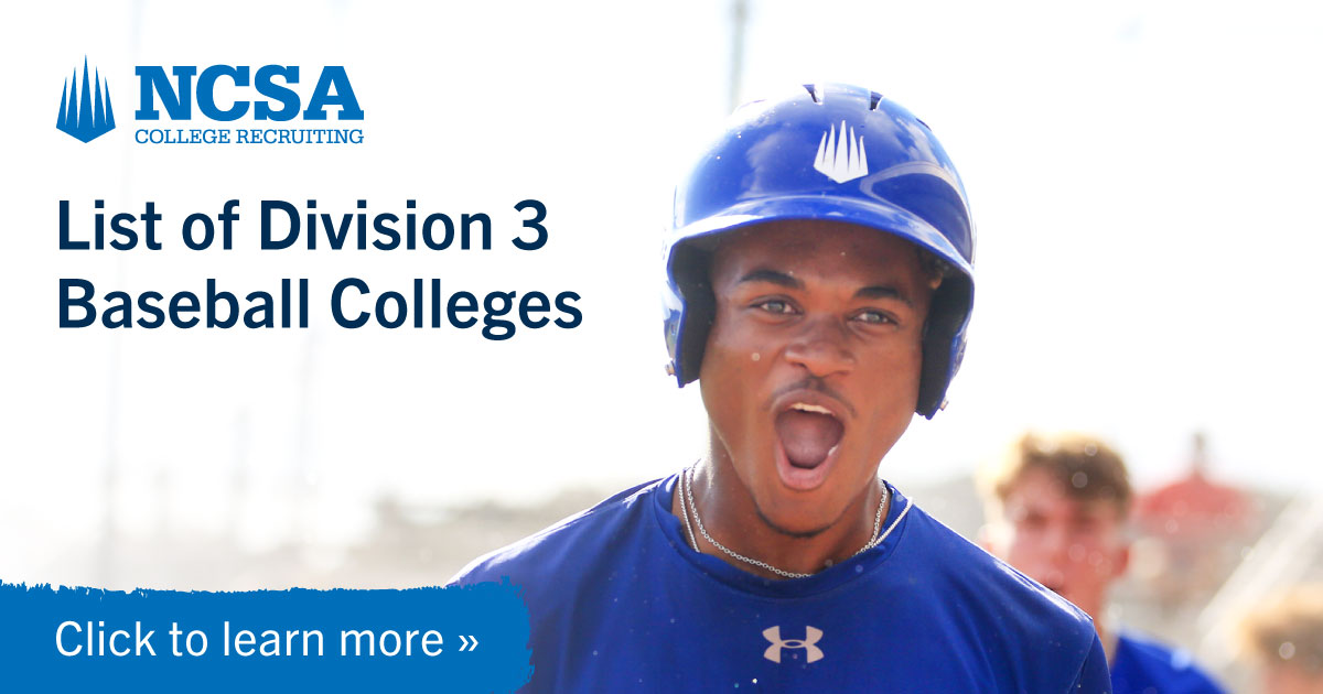 D3 Baseball Schools A Complete List