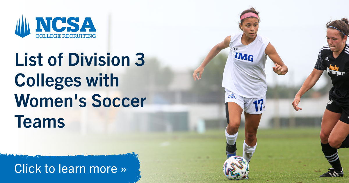 D3 Women's Soccer Colleges A Complete List (2023)