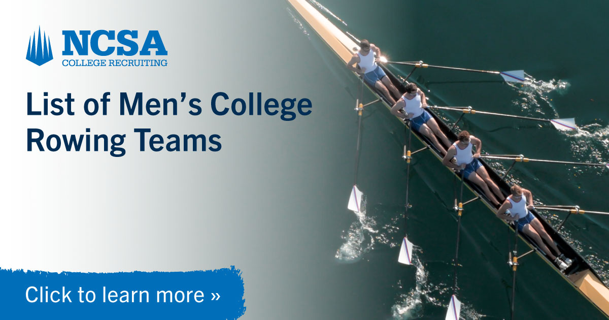 Men's Rowing Colleges A Complete List (2023)