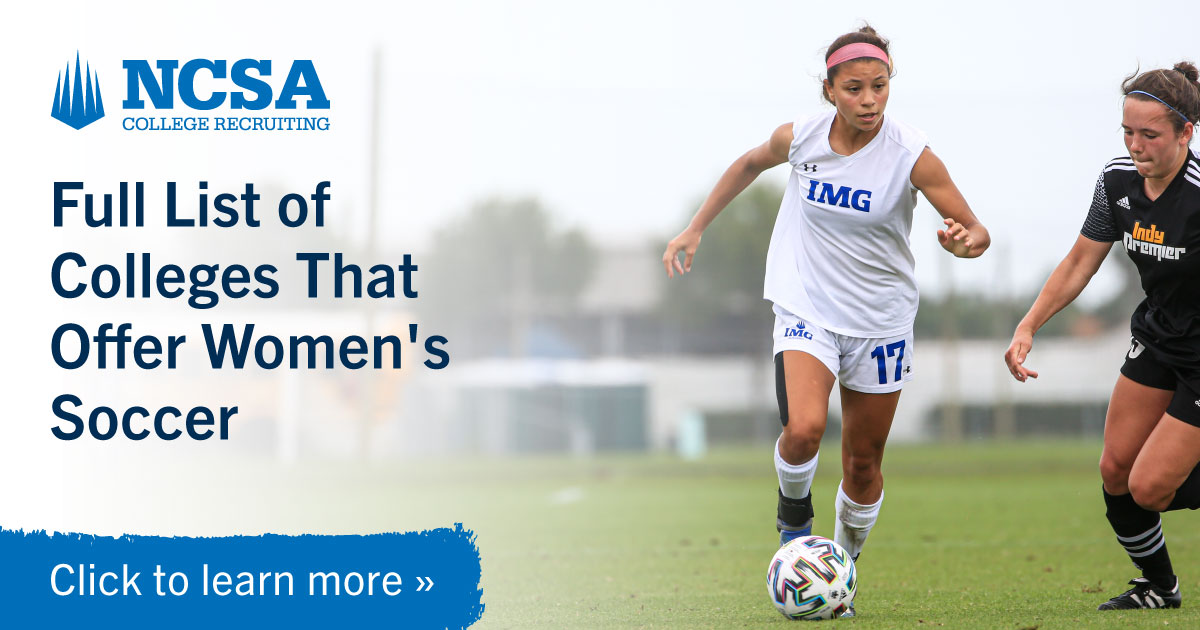 Women s Soccer Colleges A Complete List
