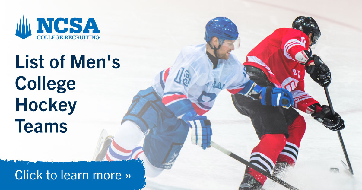 College Hockey Teams A Complete List