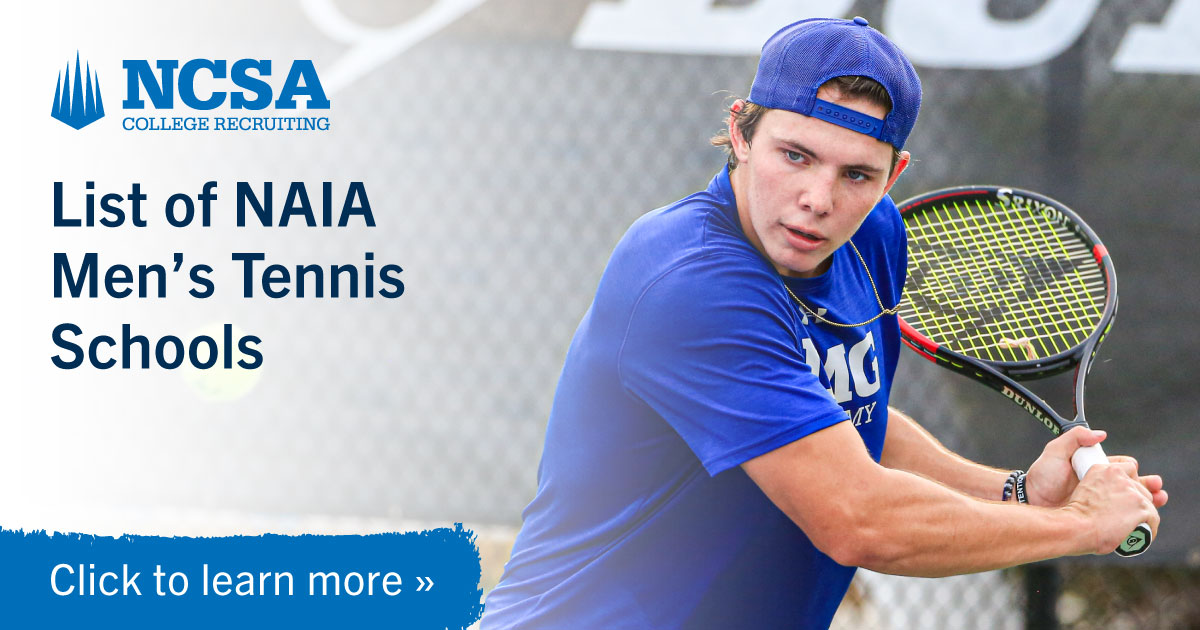 NAIA Men's Tennis Schools A Complete List (2023)