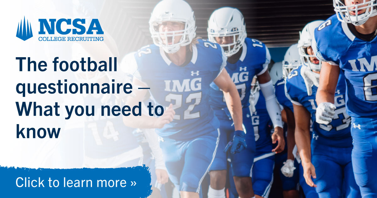 College Football Questionnaire Recruiting Questionnaire