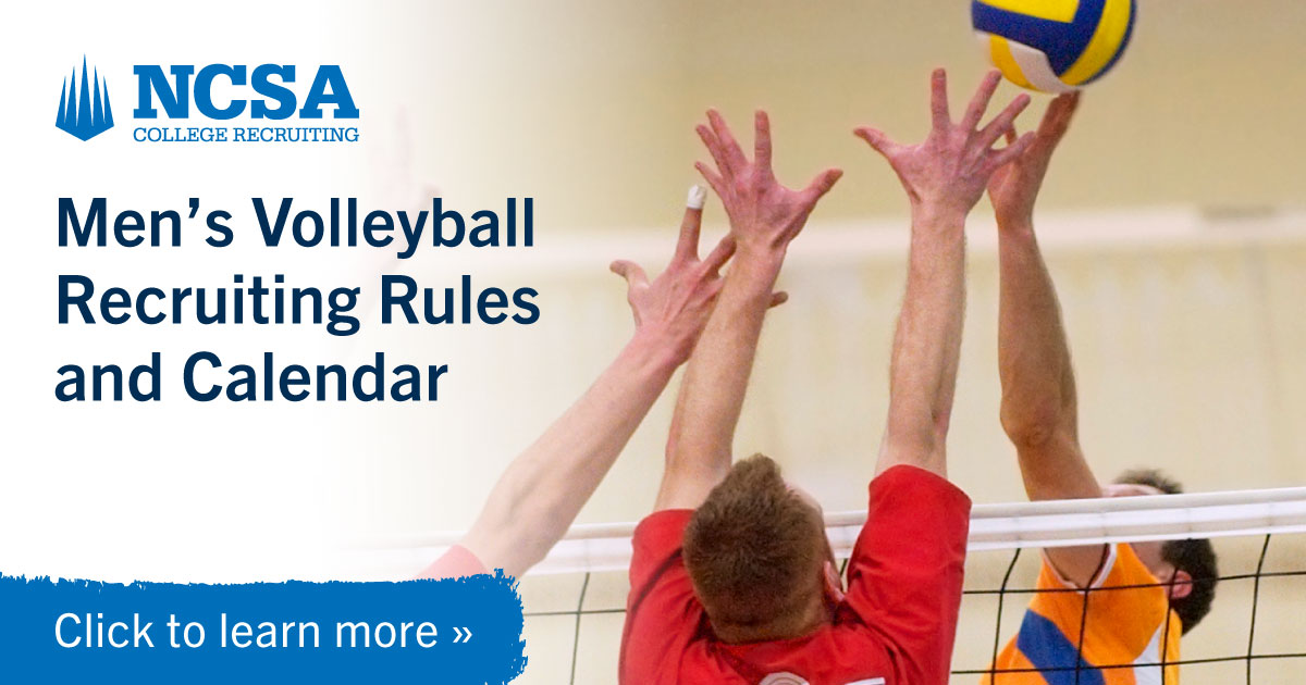 202324 NCAA Men’s Volleyball Recruiting Rules and Calendar